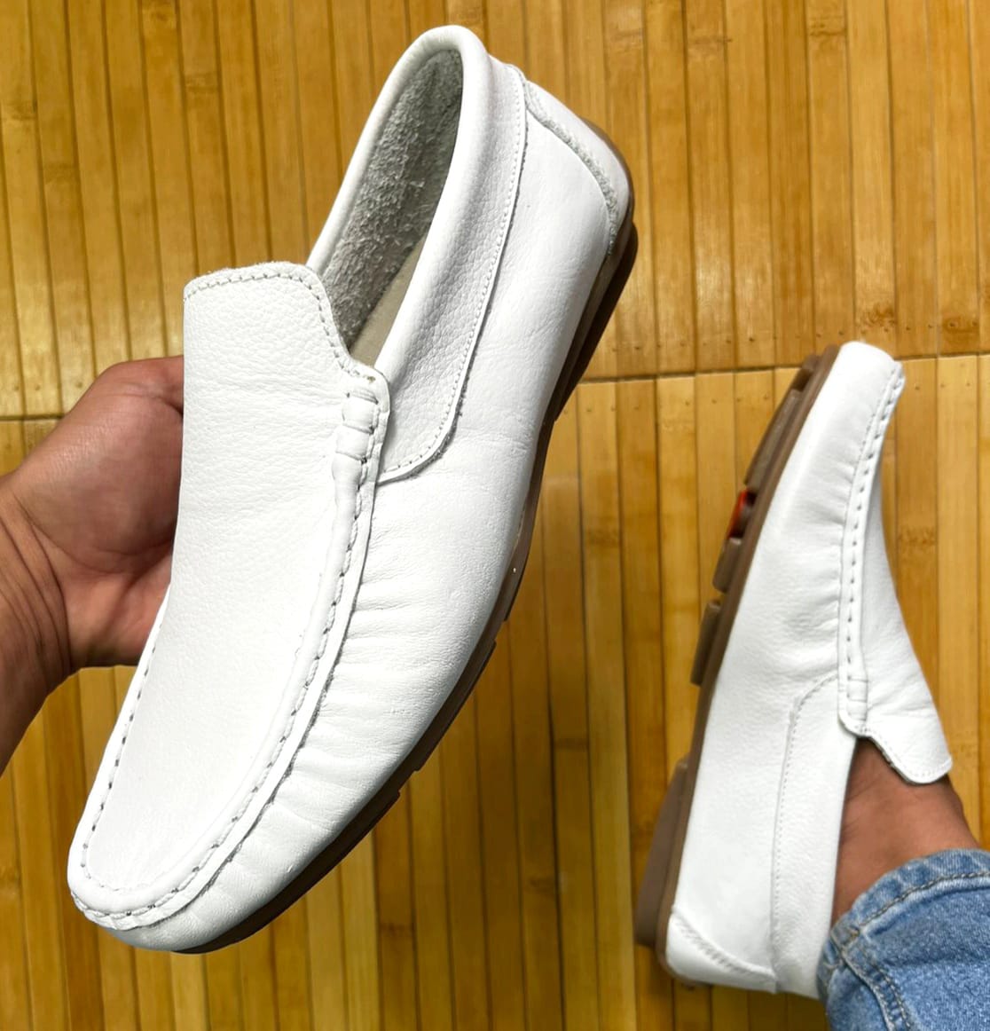 205 Blanco Mocasine