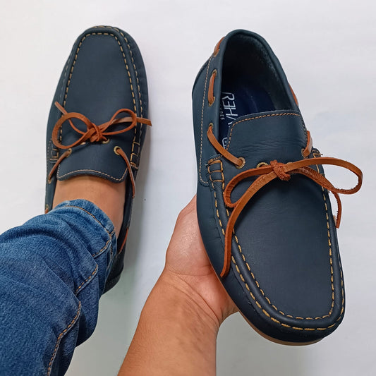 209 Azul h miel CUERO