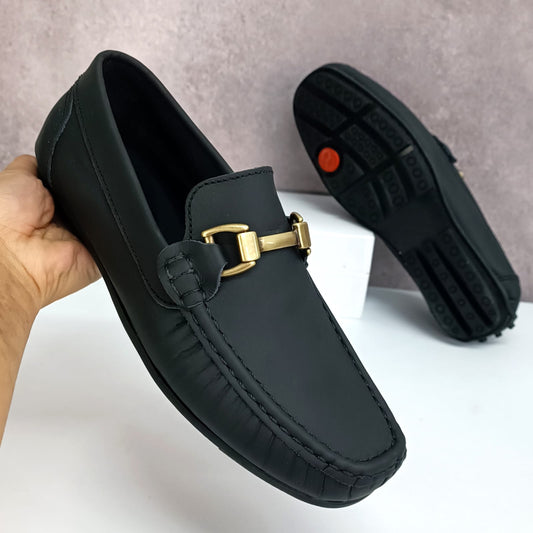 210 Negro h dorado CUERO